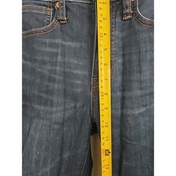 Madewell Jeans Size 25 10" High Rise Skinny Dark Wash Casual Stretch Comfort‎ - Picture 9 of 11